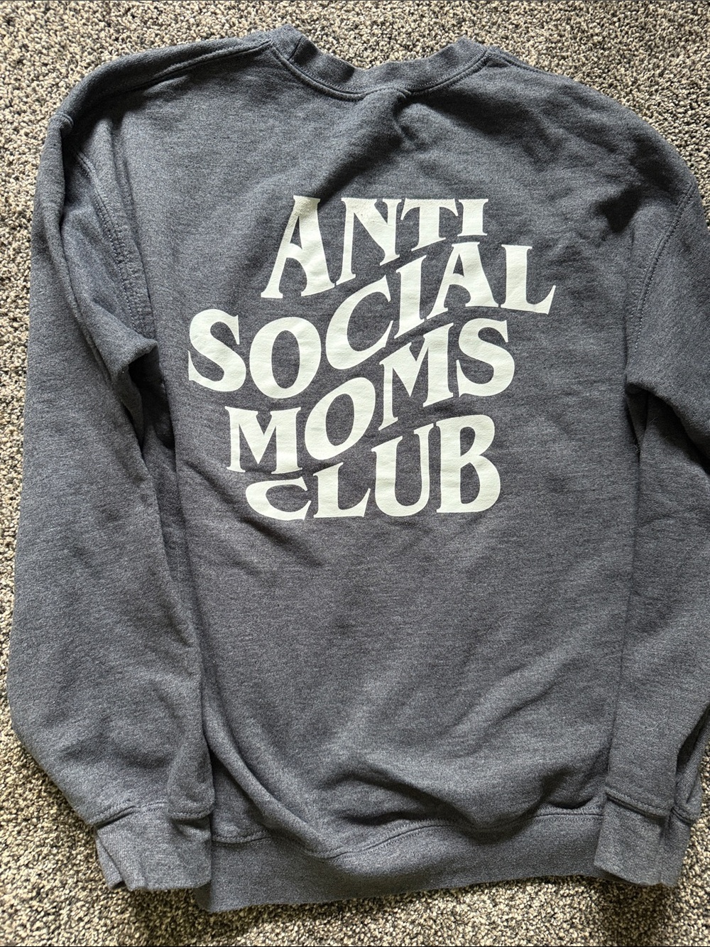 Women's Anti Social Moms Club Sweatshirt Size Medium